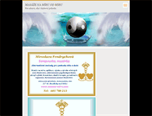 Tablet Screenshot of masaze-miru.com